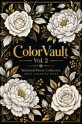 ColorVault Vol. 2 Botanical Floral Collection Cover