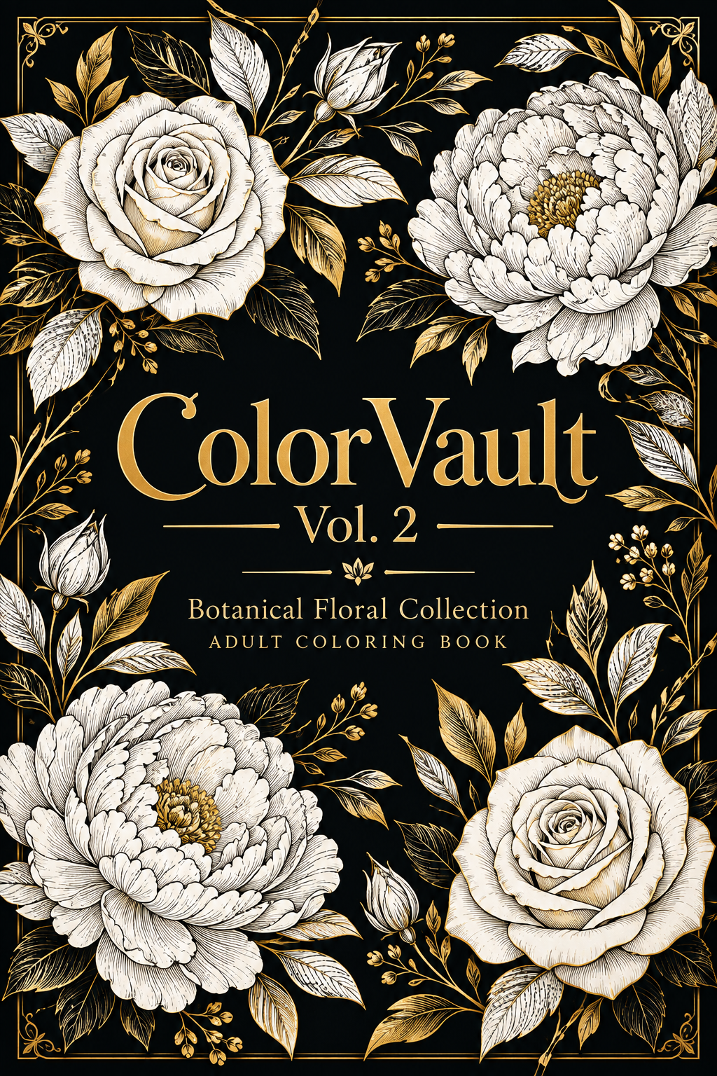 ColorVault Vol. 2 Botanical Floral Collection Cover