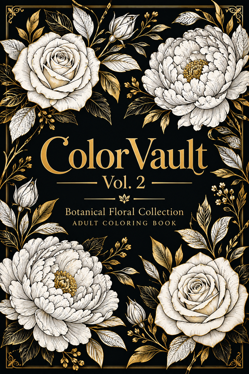 ColorVault Vol. 2 Botanical Floral Collection Cover