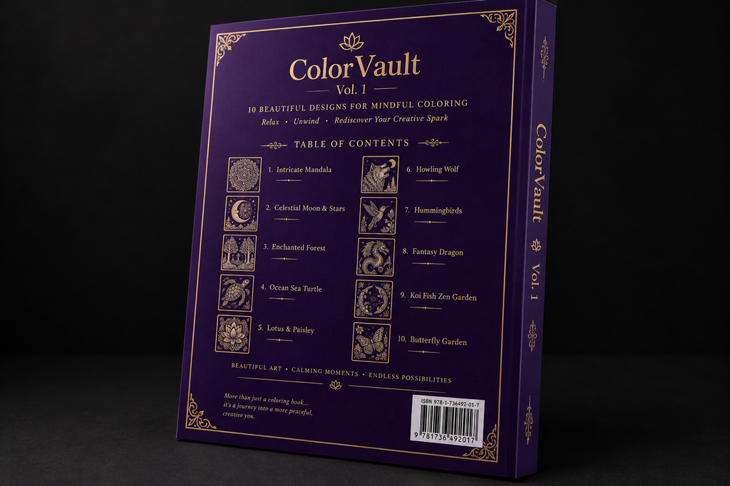 Vol. 1 Back Cover TOC