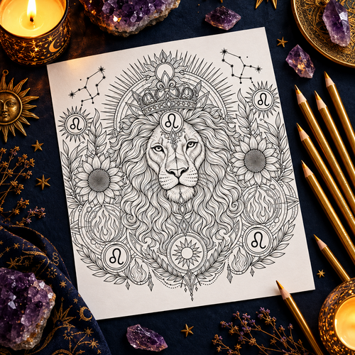 ColorVault Vol. 3 – Celestial Zodiac: A Premium Adult Coloring Book PDF