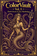 ColorVault Vol. 5 – Dark Ocean & Sea Mythology: A Premium Adult Coloring Book PDF